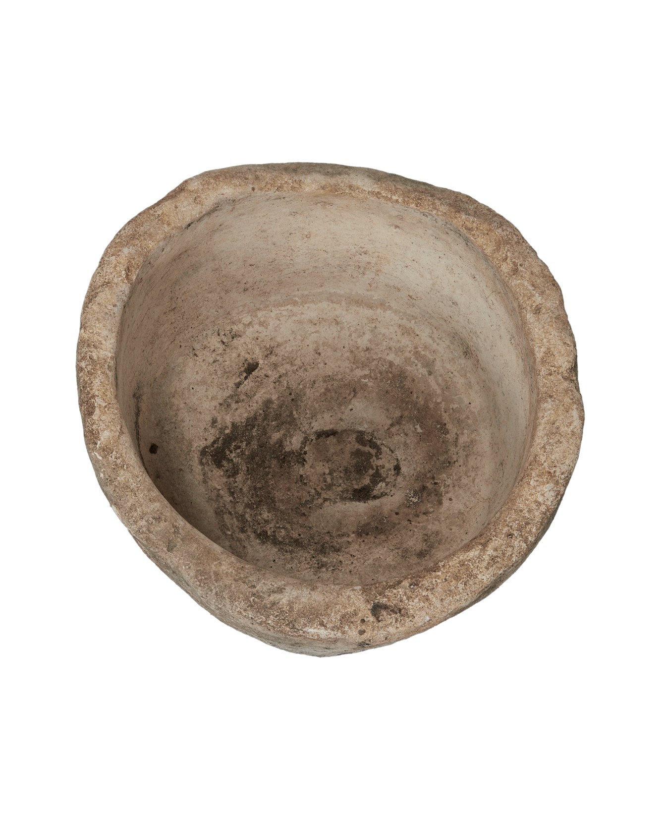 Vintage Limestone Trough - Round from Indonesia - Planters, Fountains, & Water Features