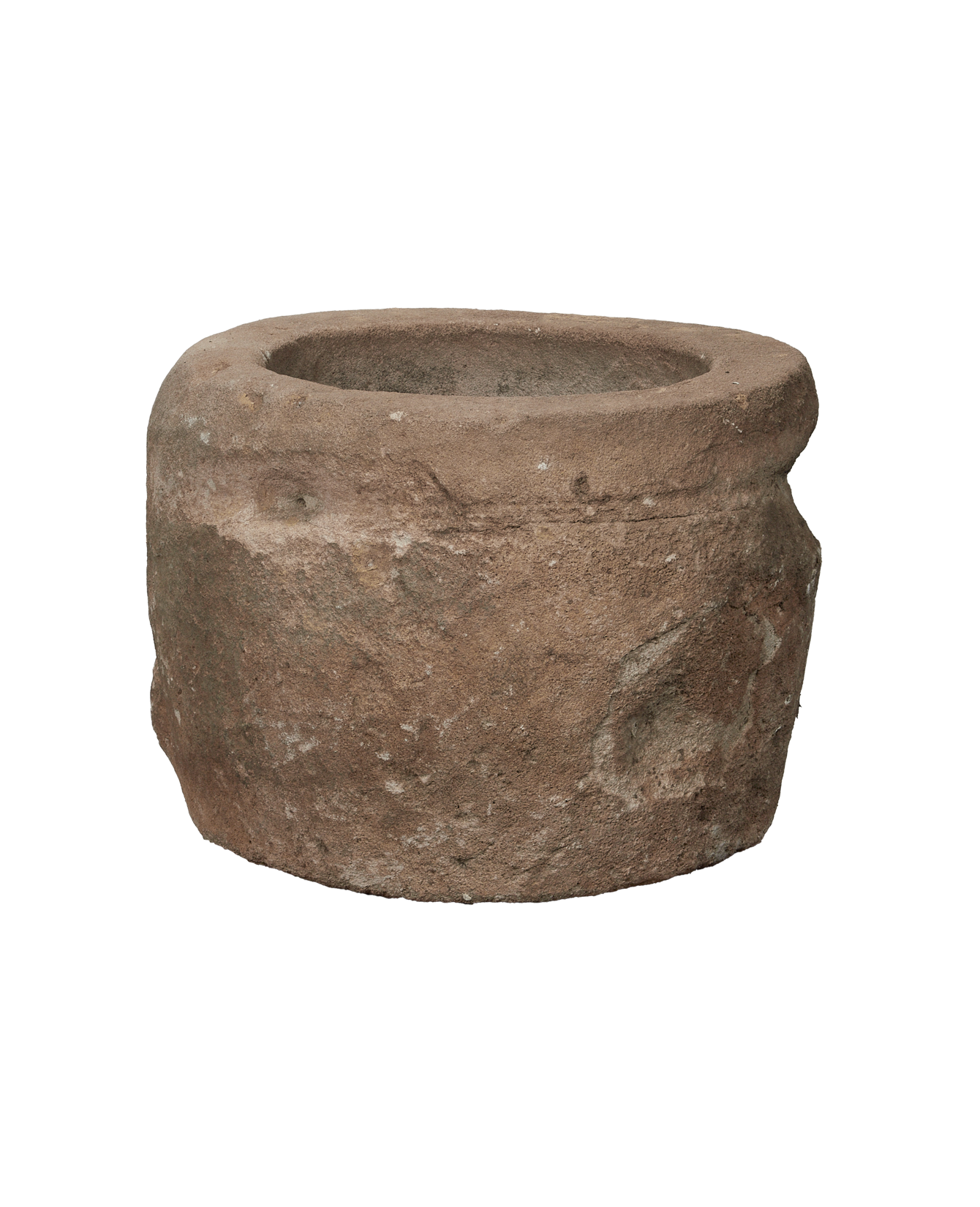 Vintage Limestone Trough - Round from Indonesia - Planters, Fountains, & Water Features