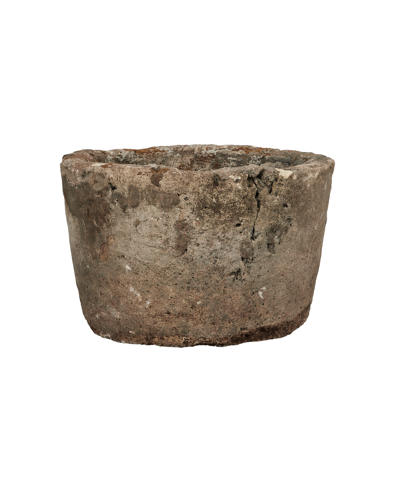 Vintage Limestone Trough - Round from Indonesia - Planters, Fountains, & Water Features