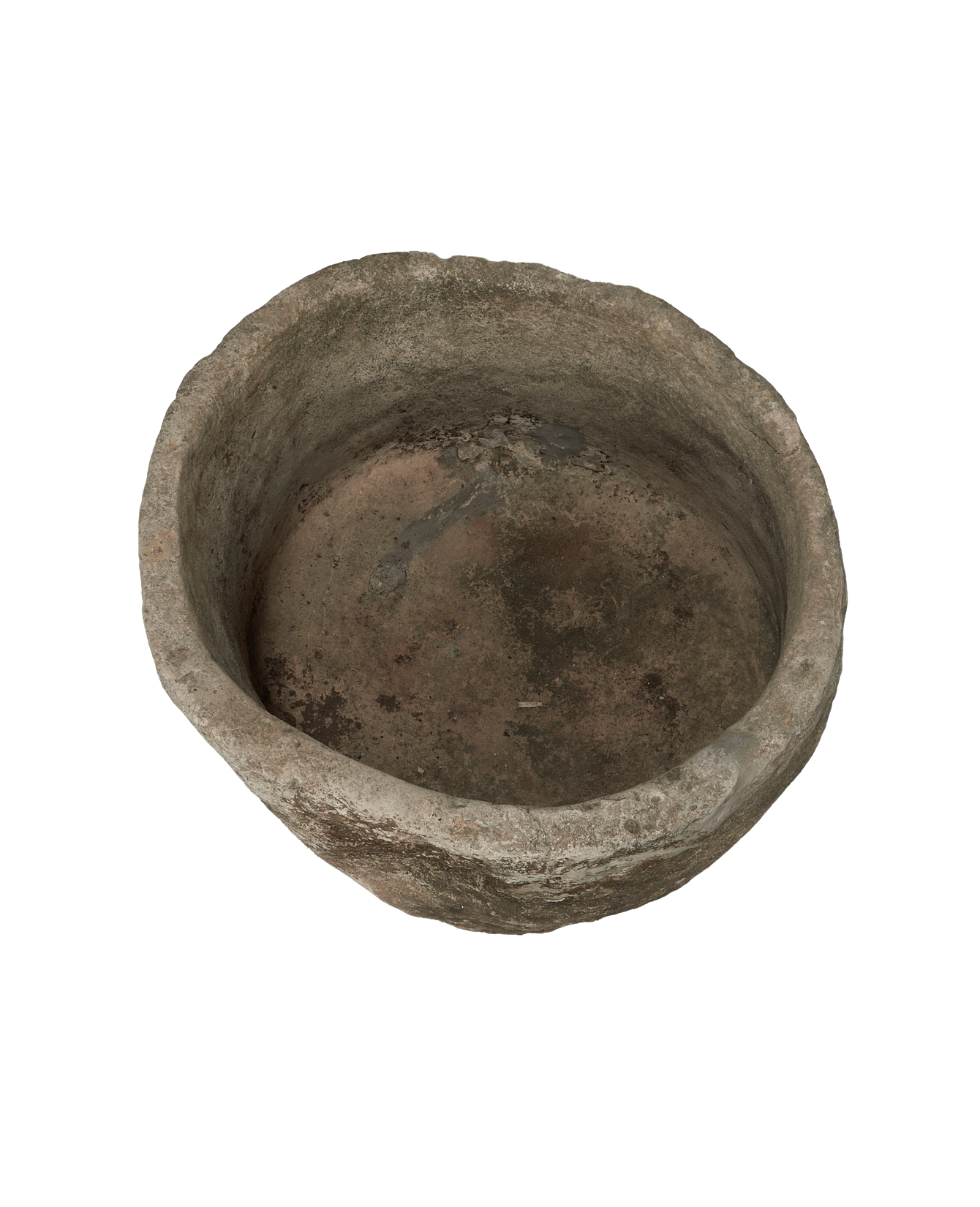 Vintage Limestone Trough - Round from Indonesia - Planters, Fountains, & Water Features