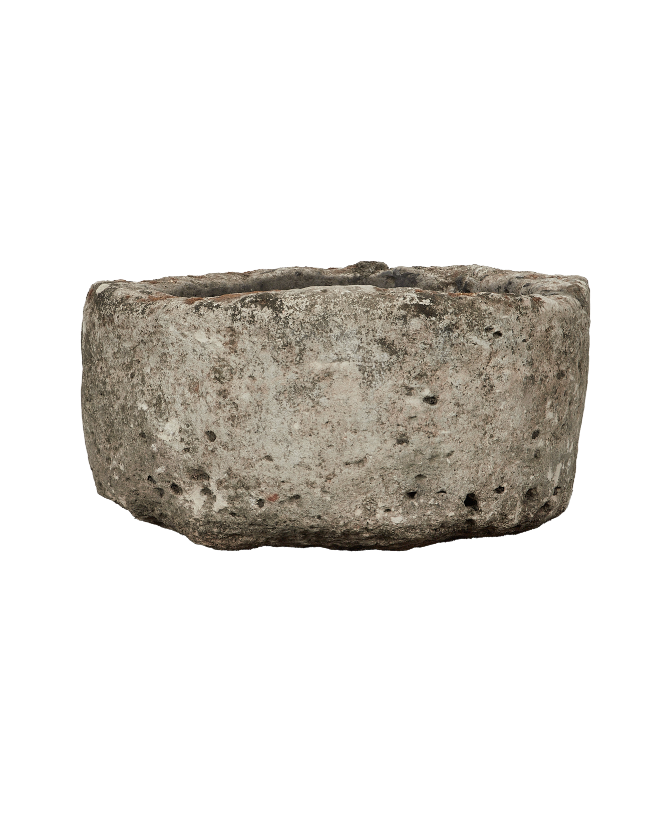 Vintage Limestone Trough - Round from Indonesia - Planters, Fountains, & Water Features