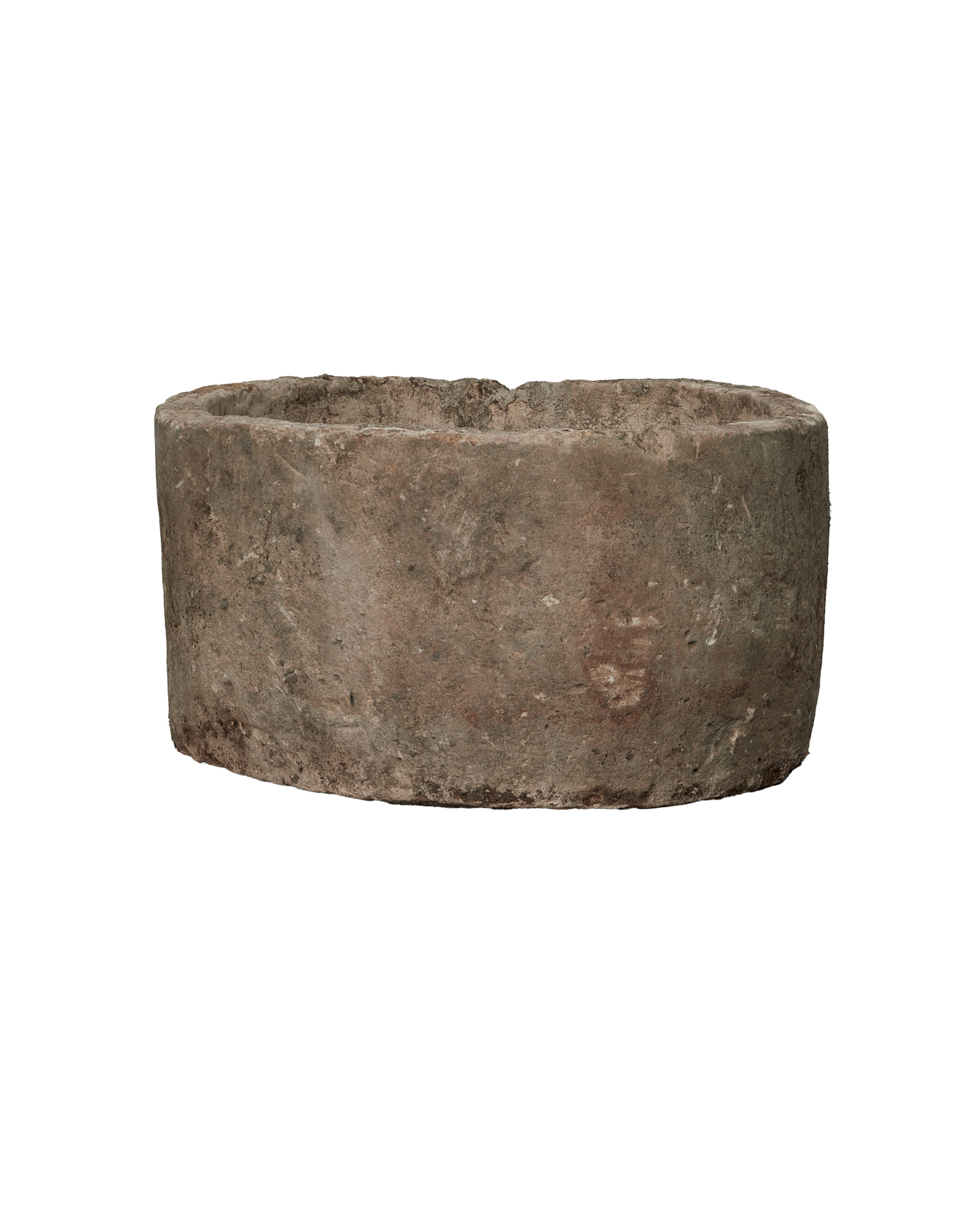 Vintage Limestone Trough - Round from Indonesia - Planters, Fountains, & Water Features