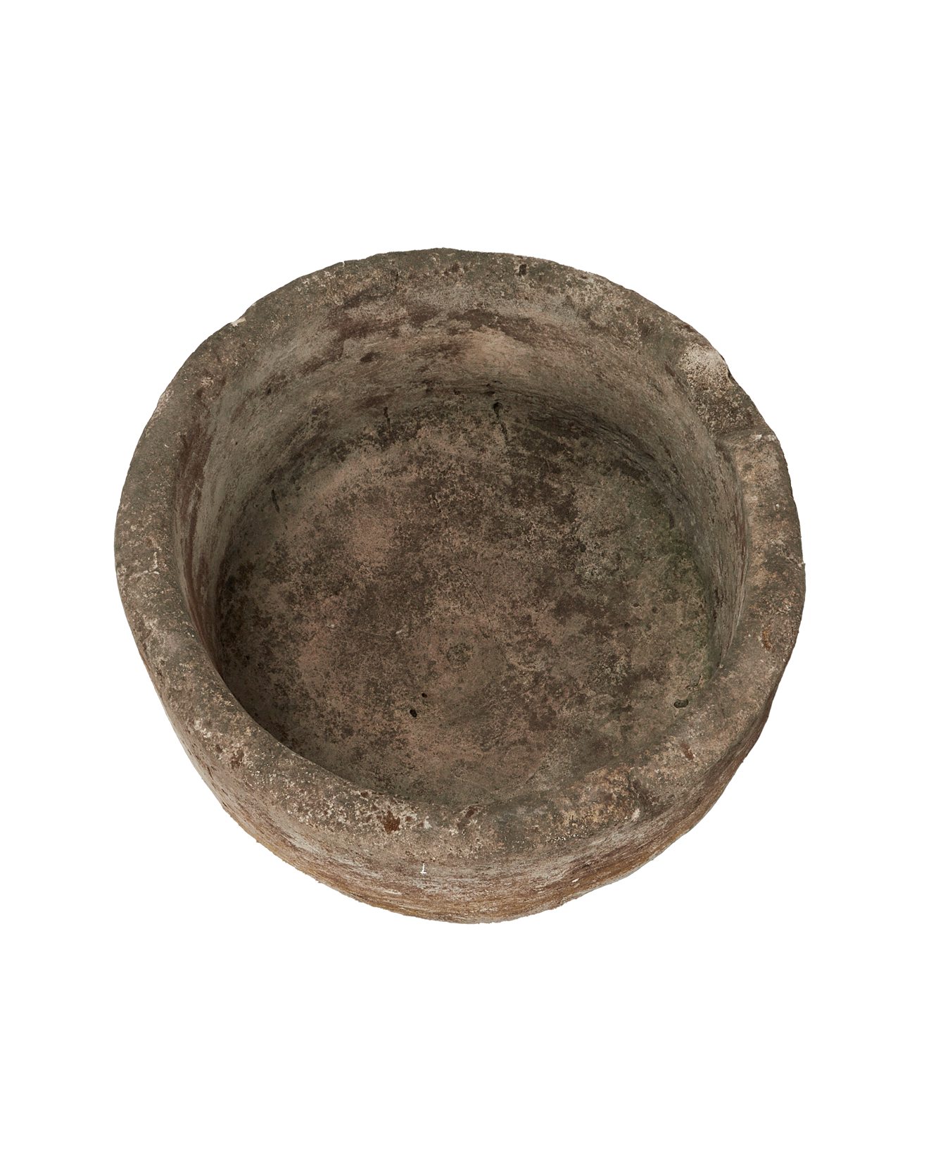 Vintage Limestone Trough - Round from Indonesia - Planters, Fountains, & Water Features