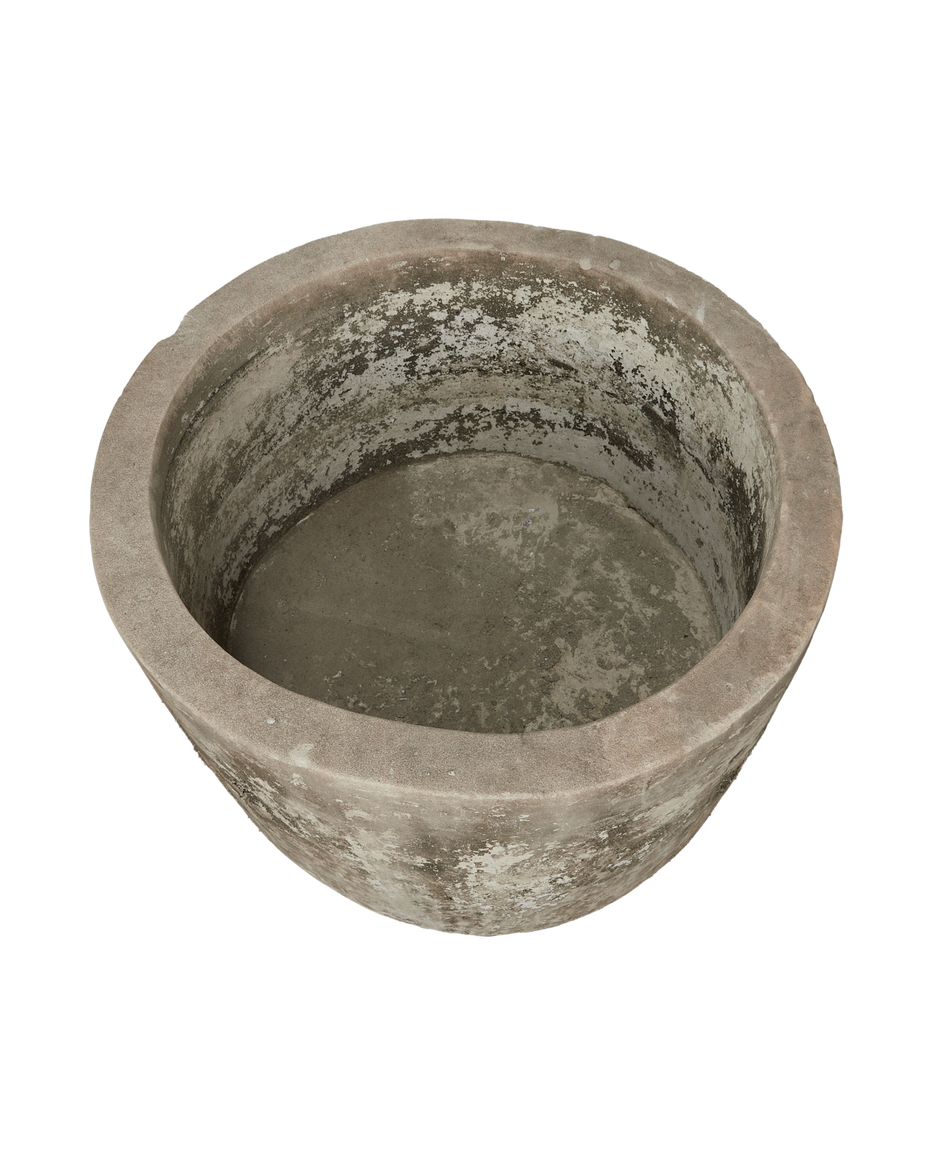 Vintage Limestone Trough - Round from Indonesia - Planters, Fountains, & Water Features