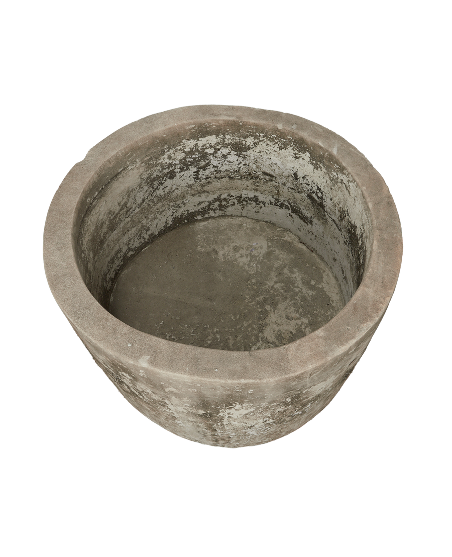 Vintage Limestone Trough - Round from Indonesia - Planters, Fountains, & Water Features