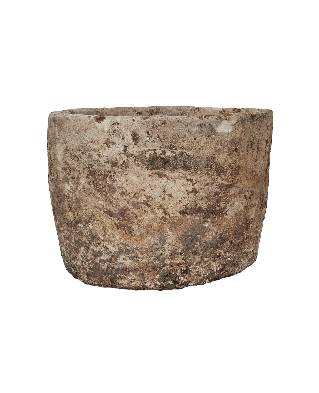 Vintage Limestone Trough - Round from Indonesia - Planters, Fountains, & Water Features