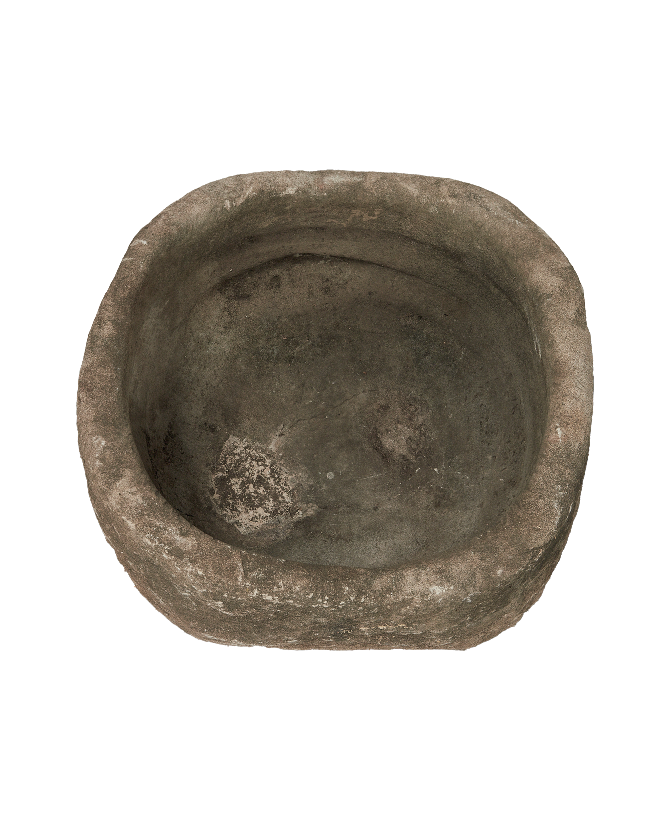 Vintage Limestone Trough - Round from Indonesia - Planters, Fountains, & Water Features