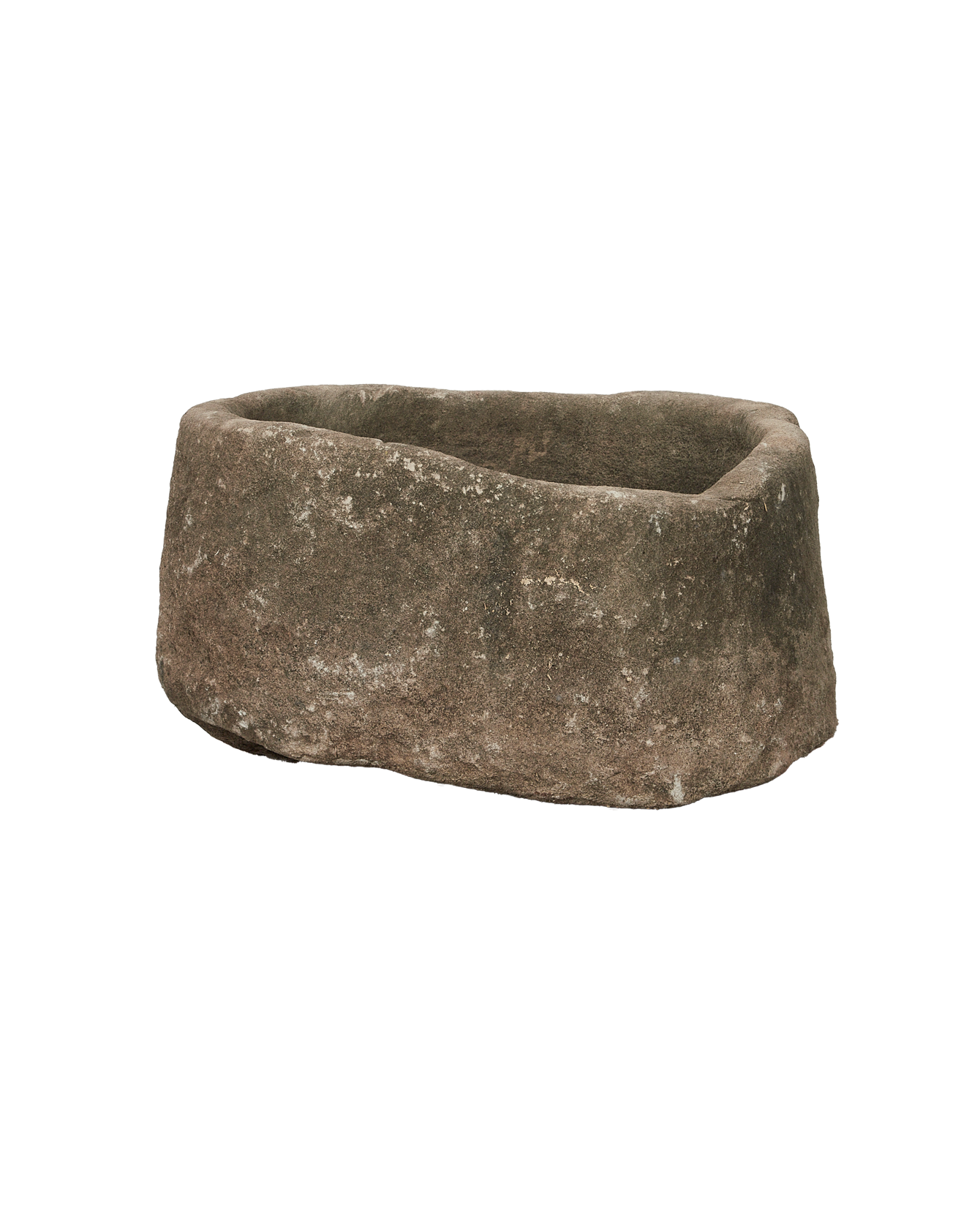 Vintage Limestone Trough - Round from Indonesia - Planters, Fountains, & Water Features