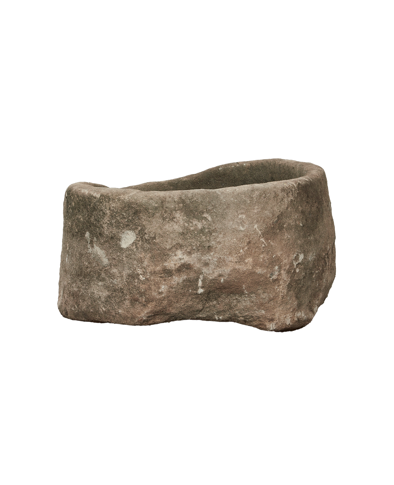 Vintage Limestone Trough - Round from Indonesia - Planters, Fountains, & Water Features