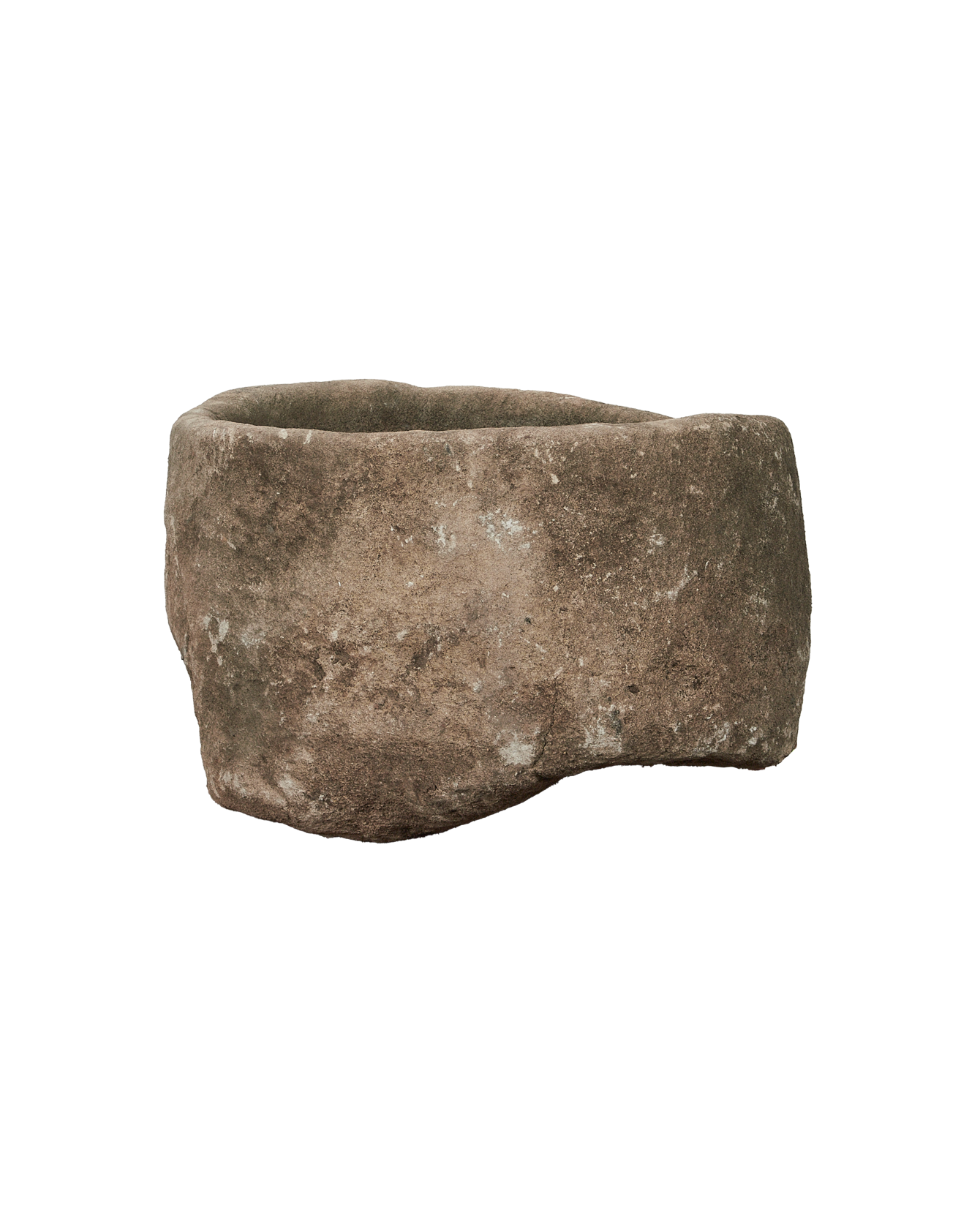 Vintage Limestone Trough - Round from Indonesia - Planters, Fountains, & Water Features