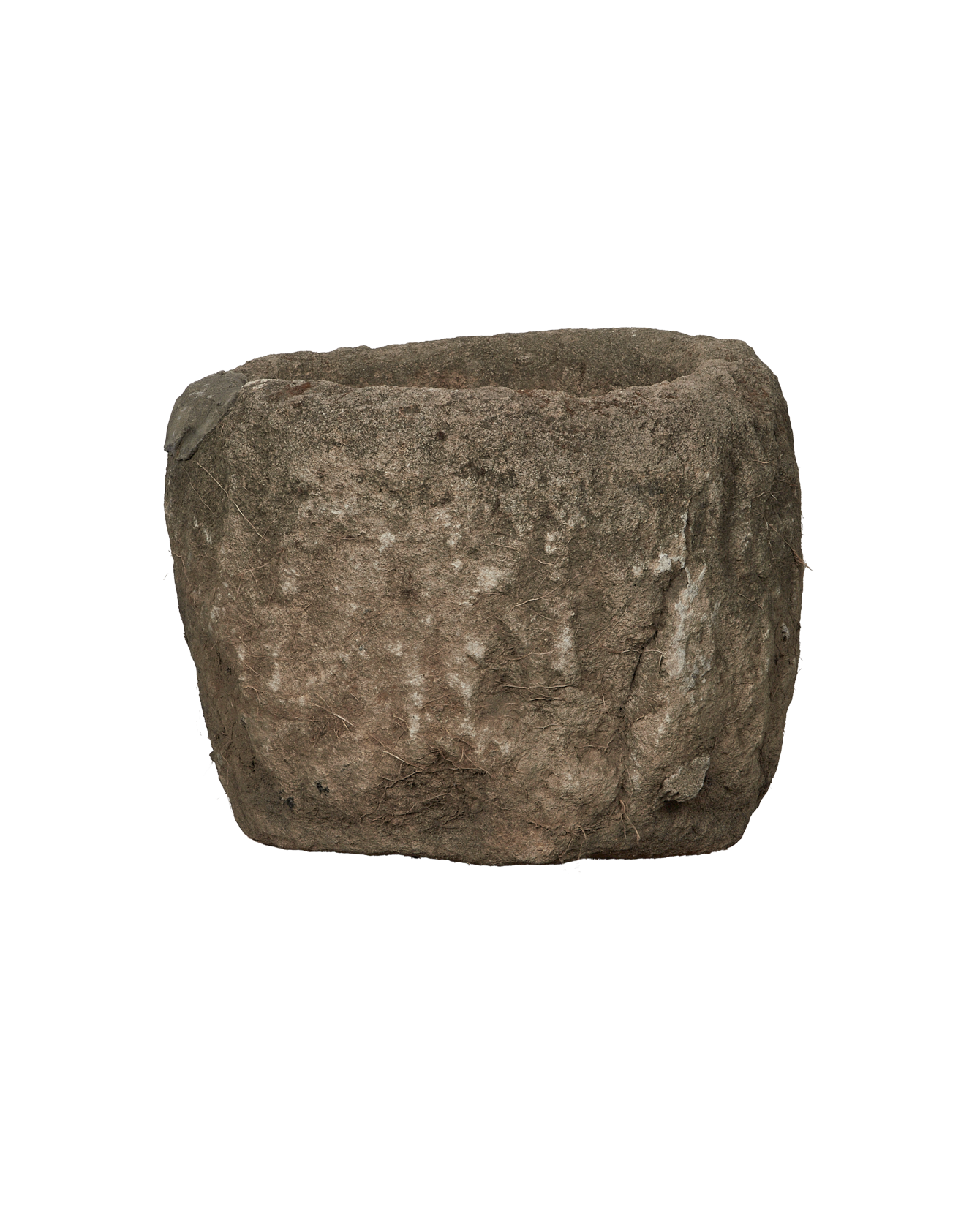 Vintage Limestone Trough - Round from Indonesia - Planters, Fountains, & Water Features