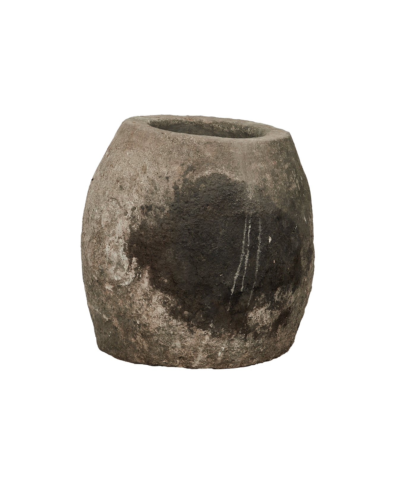 Vintage Limestone Trough - Pot from Indonesia - Planters, Fountains, & Water Features