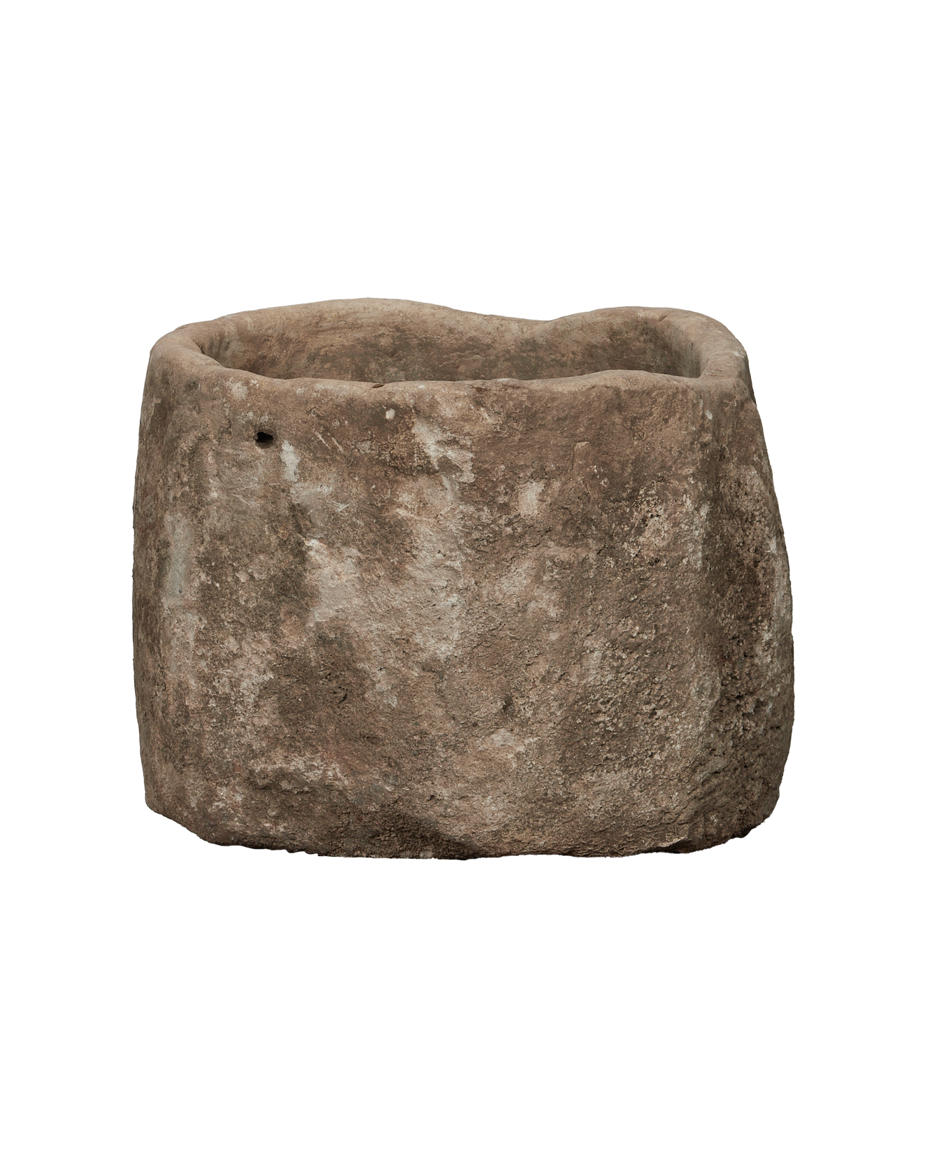 Vintage Limestone Trough - Round from Indonesia - Planters, Fountains, & Water Features