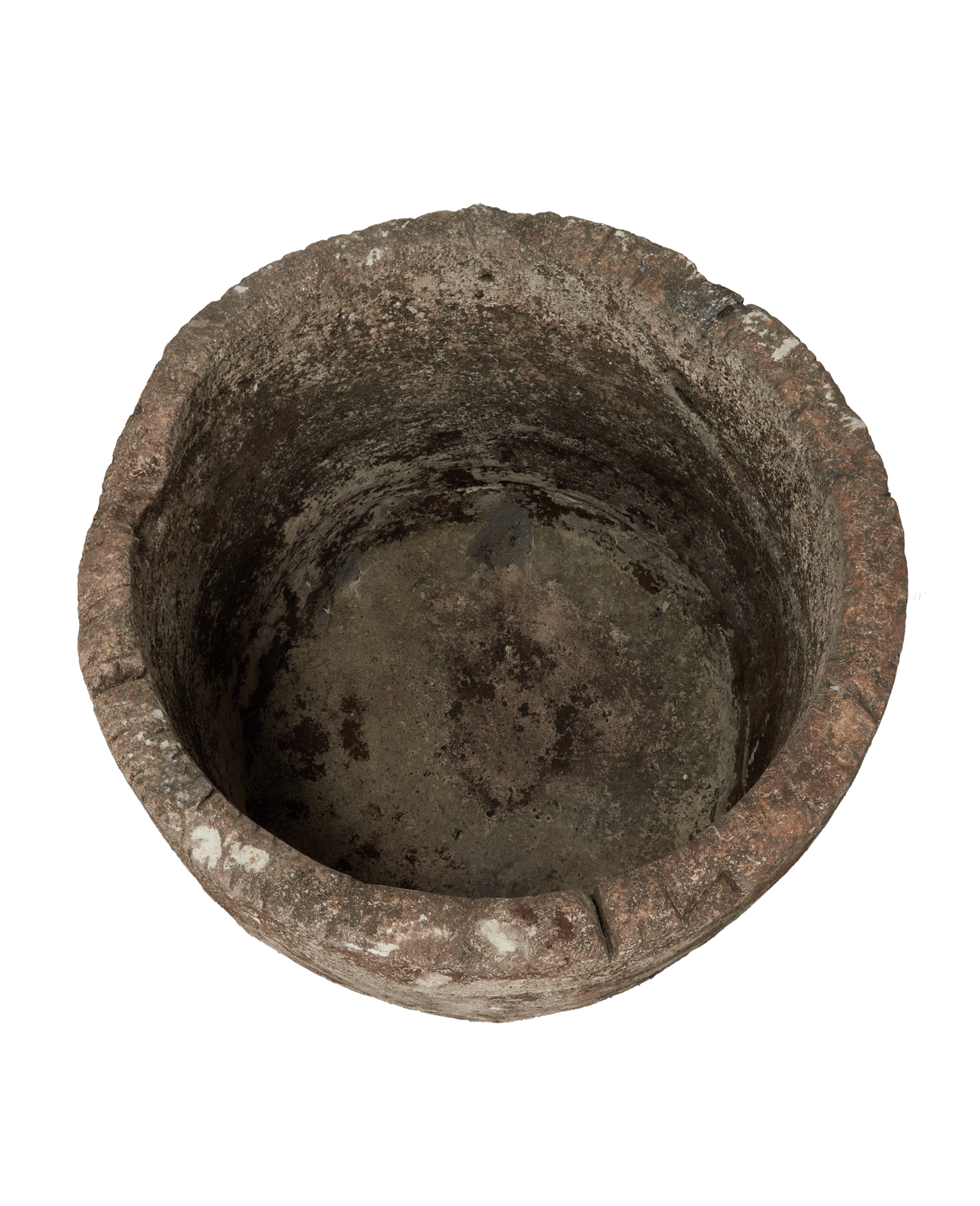 Vintage Limestone Trough - Round from Indonesia - Planters, Fountains, & Water Features