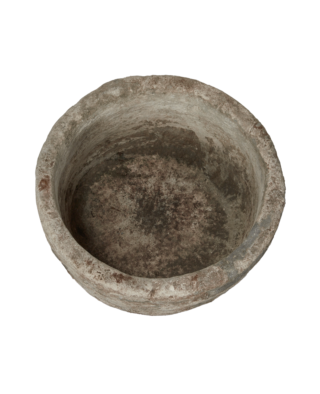 Vintage Limestone Trough - Round from Indonesia - Planters, Fountains, & Water Features