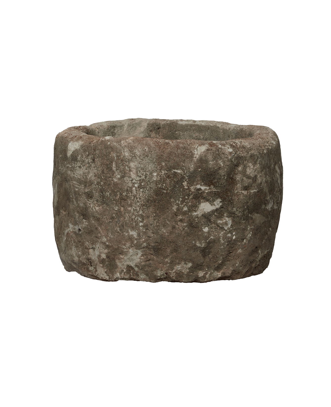 Vintage Limestone Trough - Round from Indonesia - Planters, Fountains, & Water Features