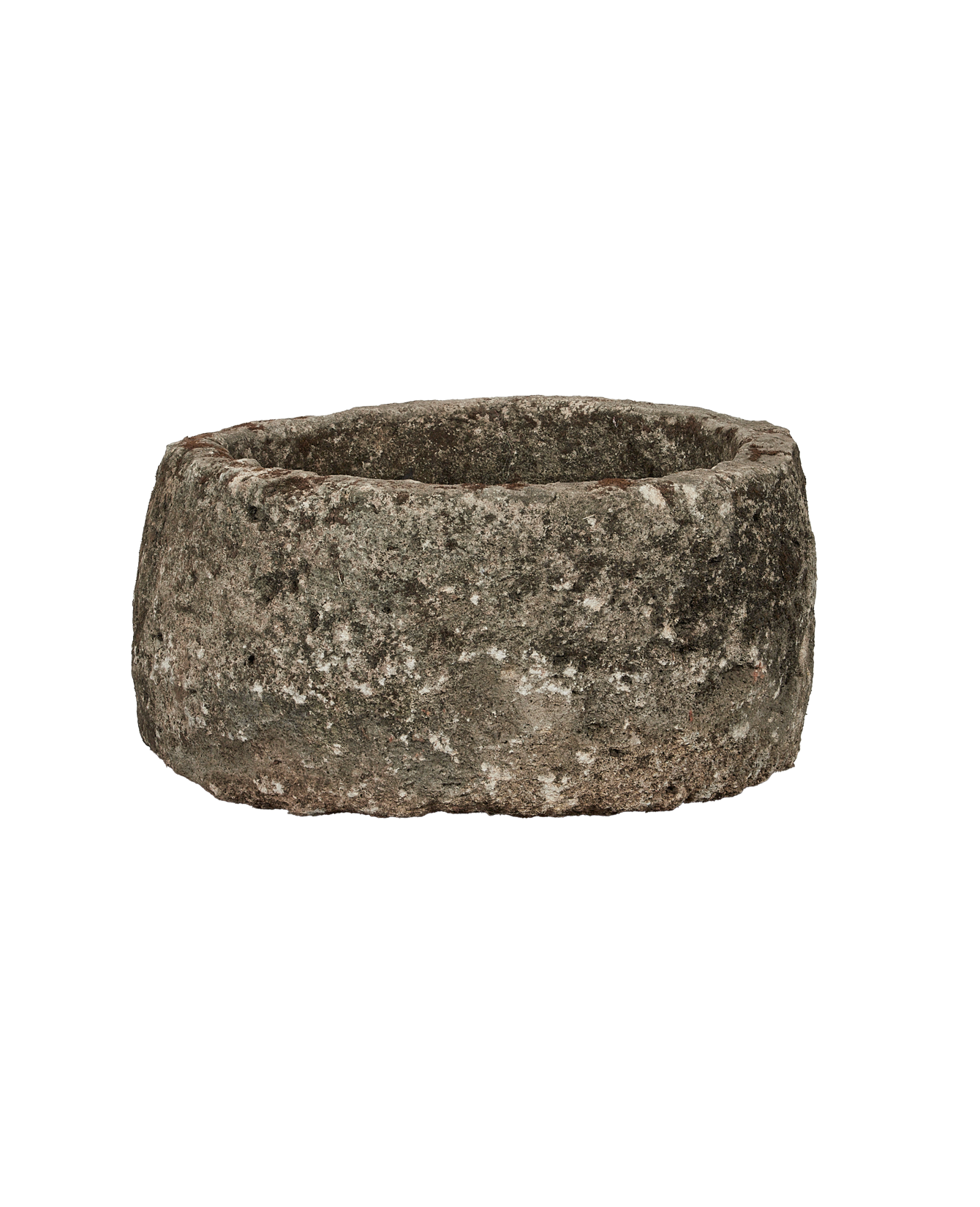 Vintage Limestone Trough - Round from Indonesia - Planters, Fountains, & Water Features