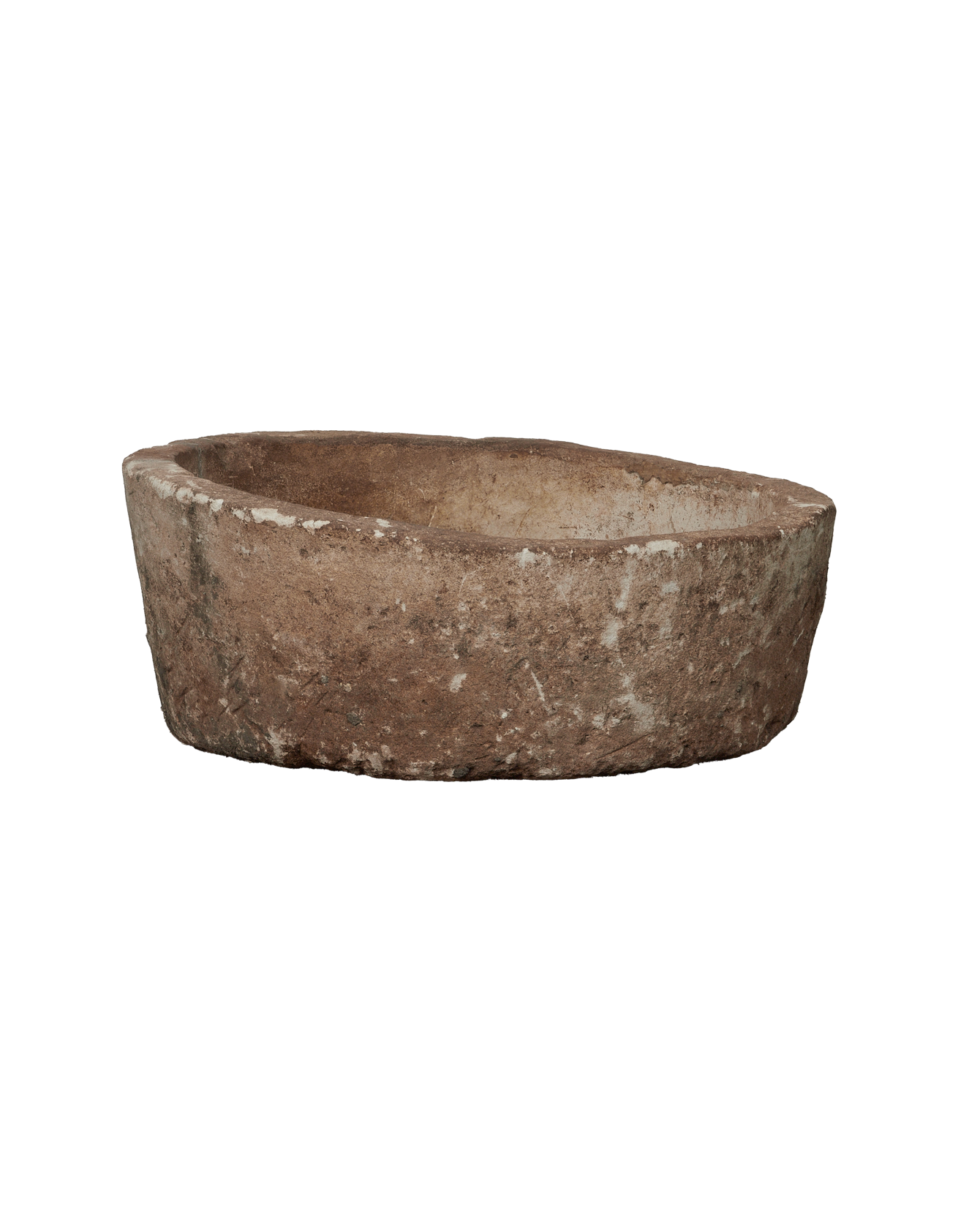 Vintage Limestone Trough - Round from Indonesia - Planters, Fountains, & Water Features