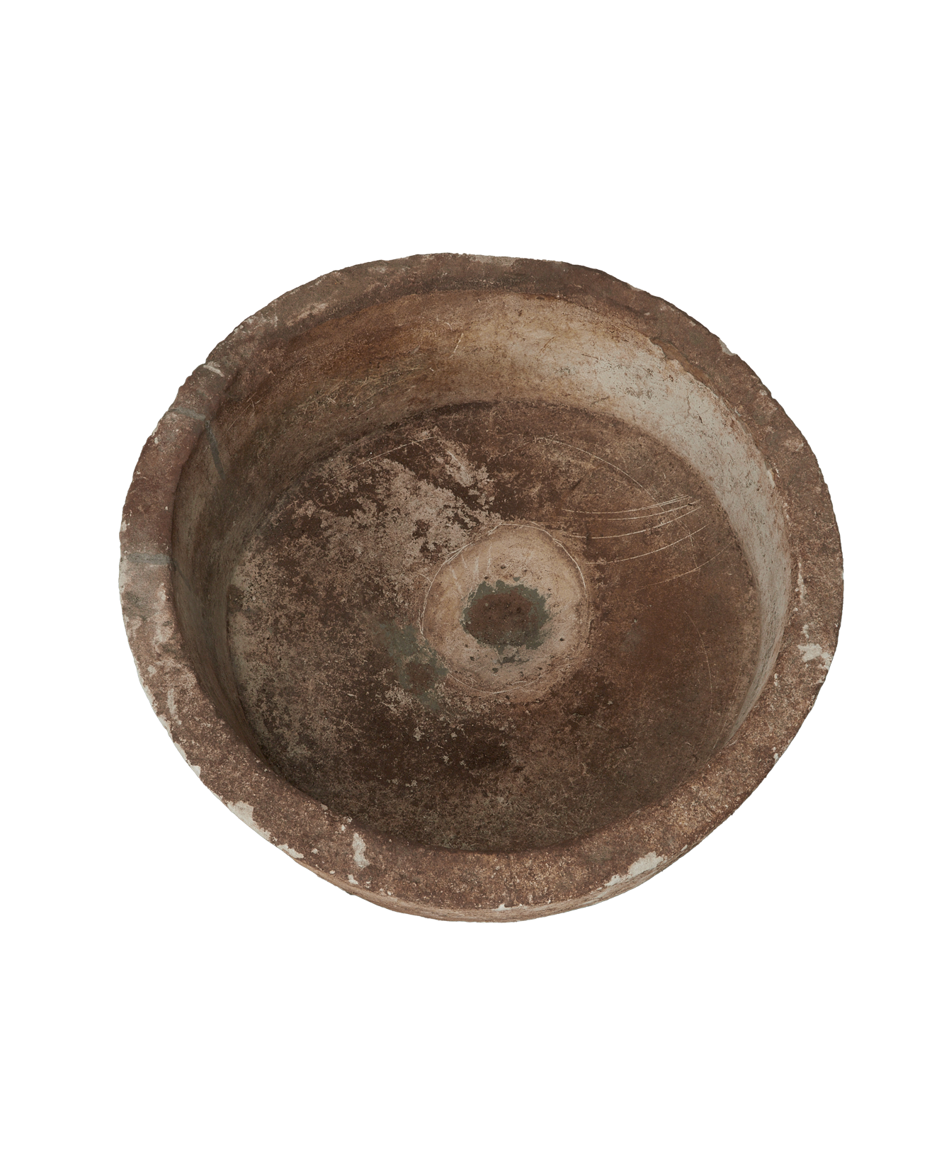 Vintage Limestone Trough - Round from Indonesia - Planters, Fountains, & Water Features