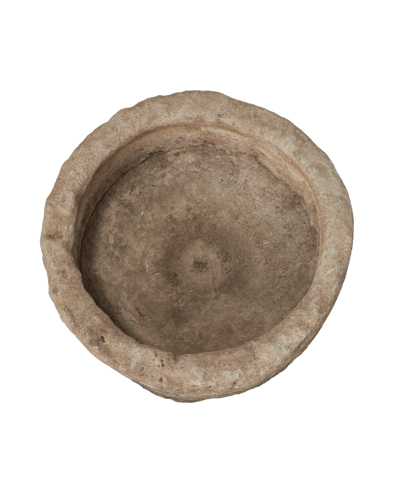 Vintage Limestone Trough - Round from Indonesia - Planters, Fountains, & Water Features