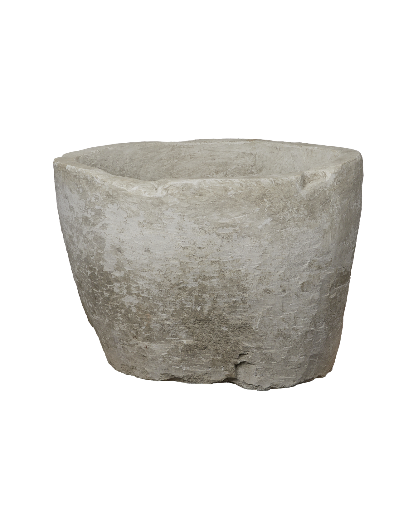 Vintage Limestone Trough - Round from Indonesia - Planters, Fountains, & Water Features