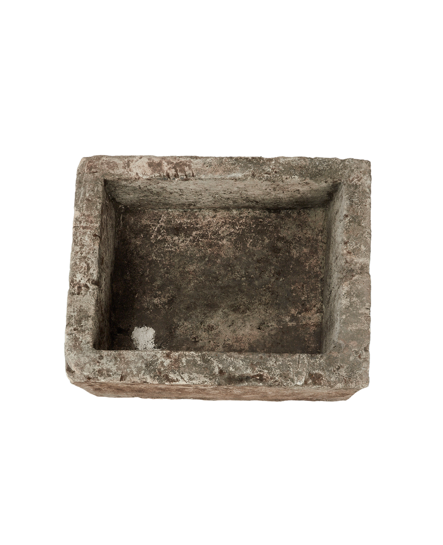 Vintage Limestone Trough - Rectangle from Indonesia - Planters, Fountains, & Water Features