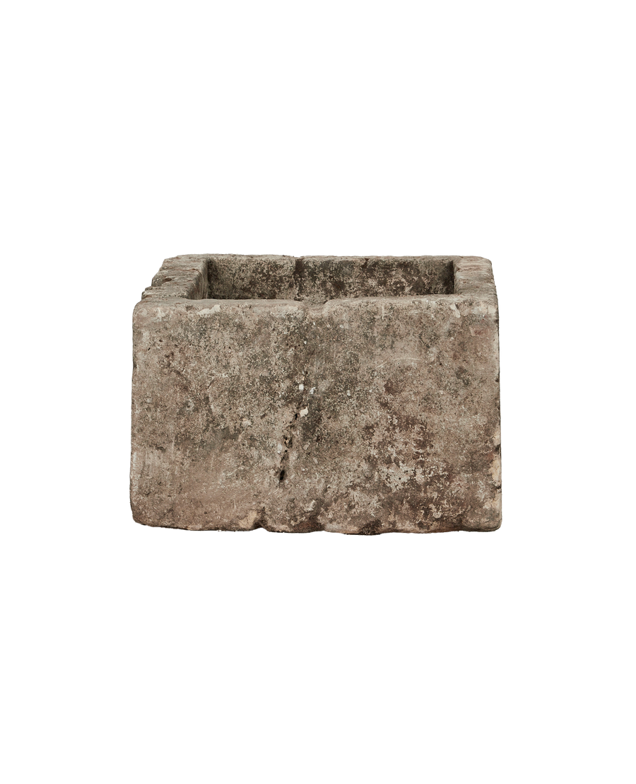 Vintage Limestone Trough - Rectangle from Indonesia - Planters, Fountains, & Water Features