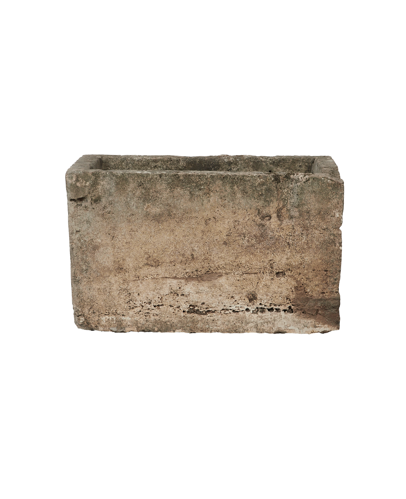 Vintage Limestone Trough - Rectangle from Indonesia - Planters, Fountains, & Water Features