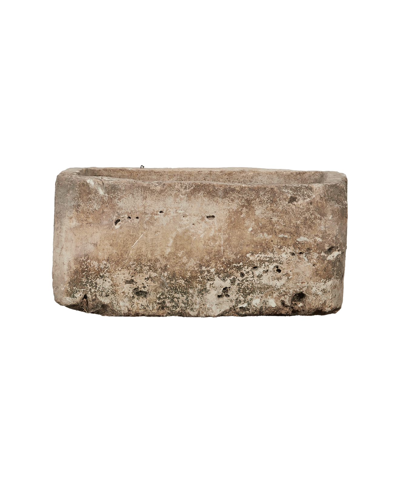Vintage Limestone Trough - Rectangle from Indonesia - Planters, Fountains, & Water Features
