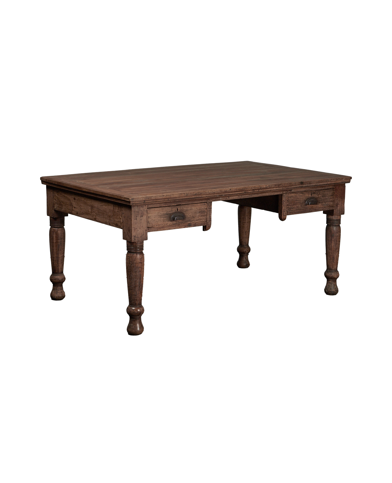 Vintage Wood Desk from India made of Wood