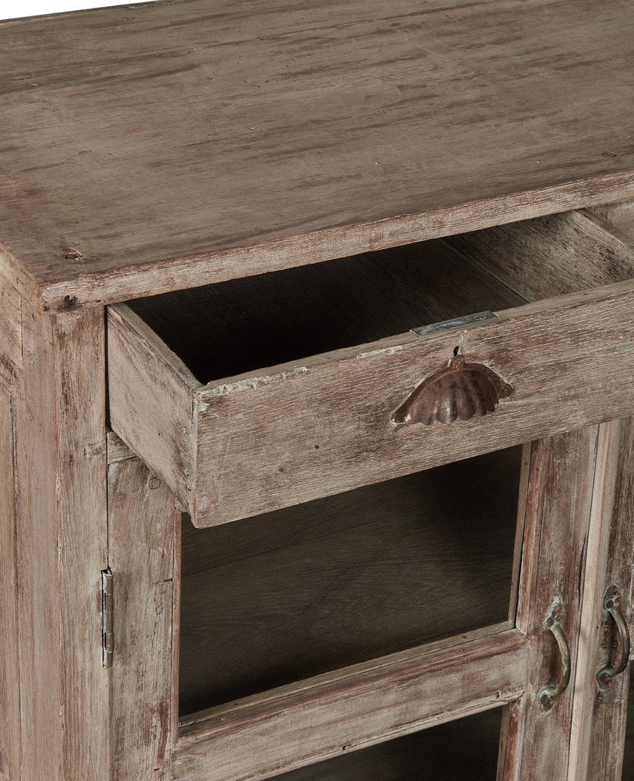 Vintage Wood Cabinet from India made of Wood