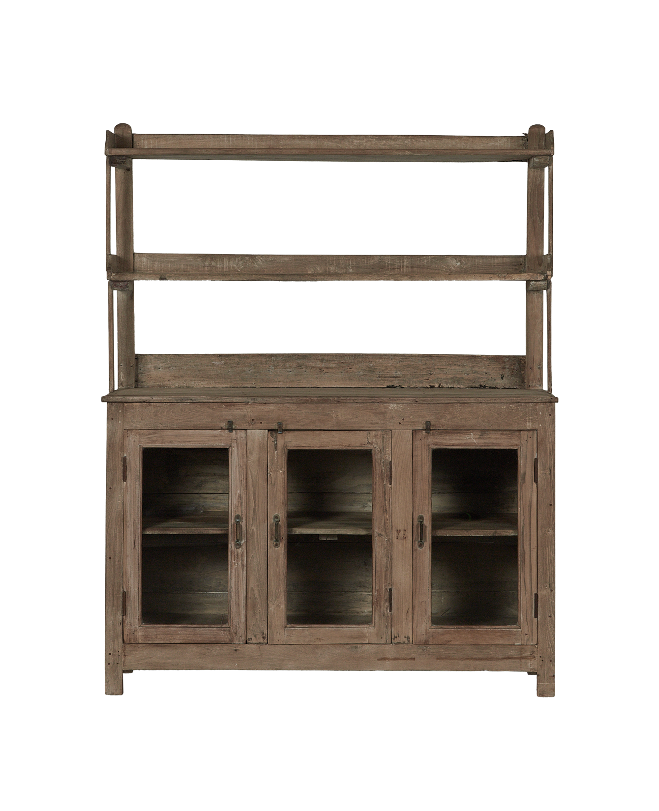 Vintage Wood Cabinet Display Rack from India made of Wood