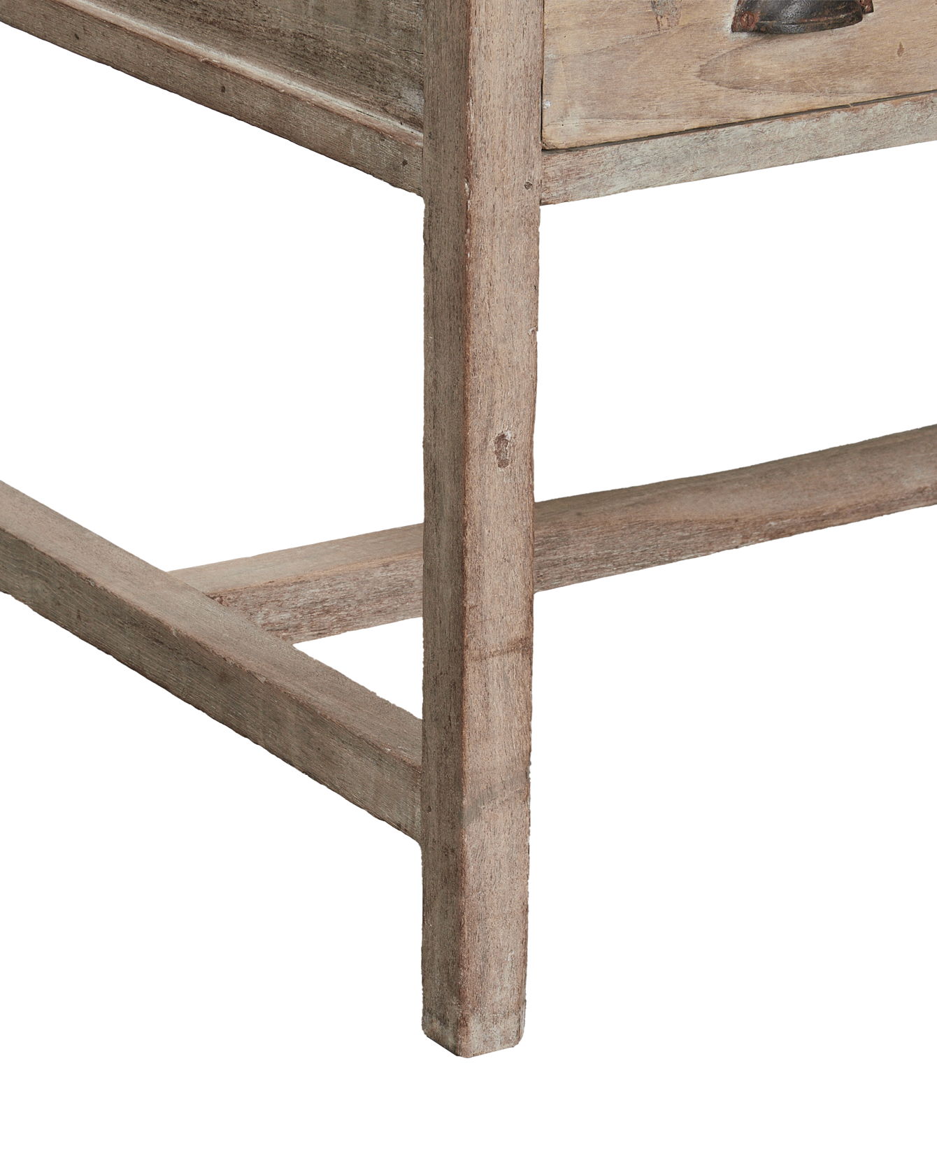 Vintage Wood Desk from India made of Wood