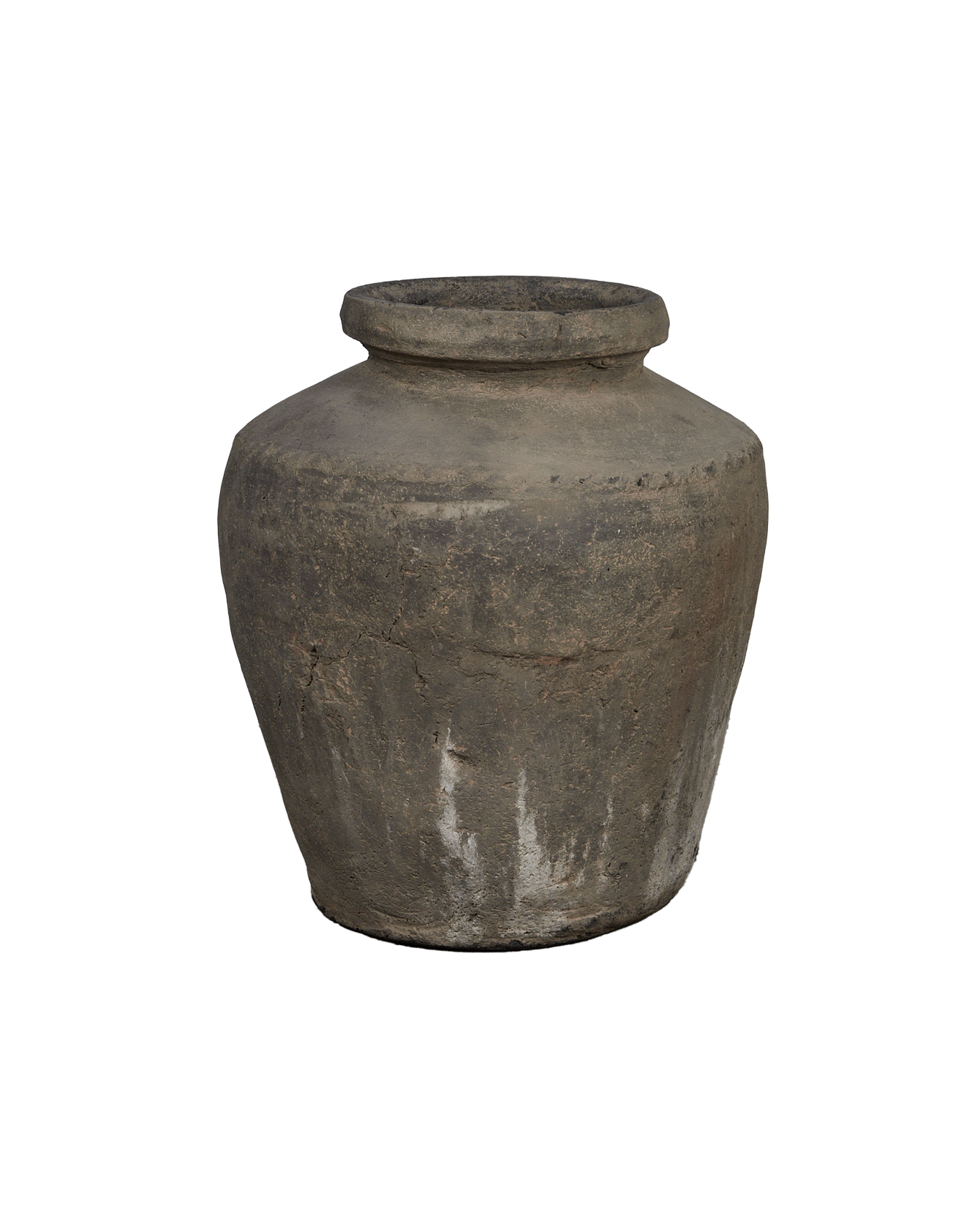 Vintage Grain Pot from India made of Ceramic