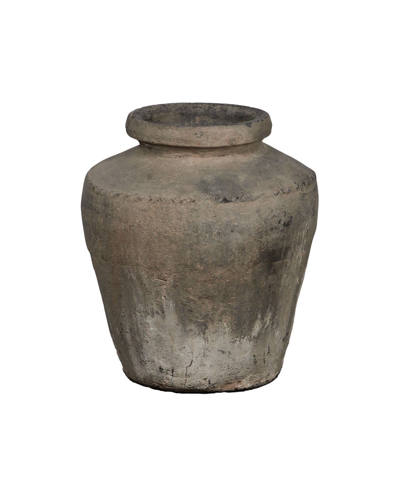 Vintage Grain Pot from India made of Ceramic