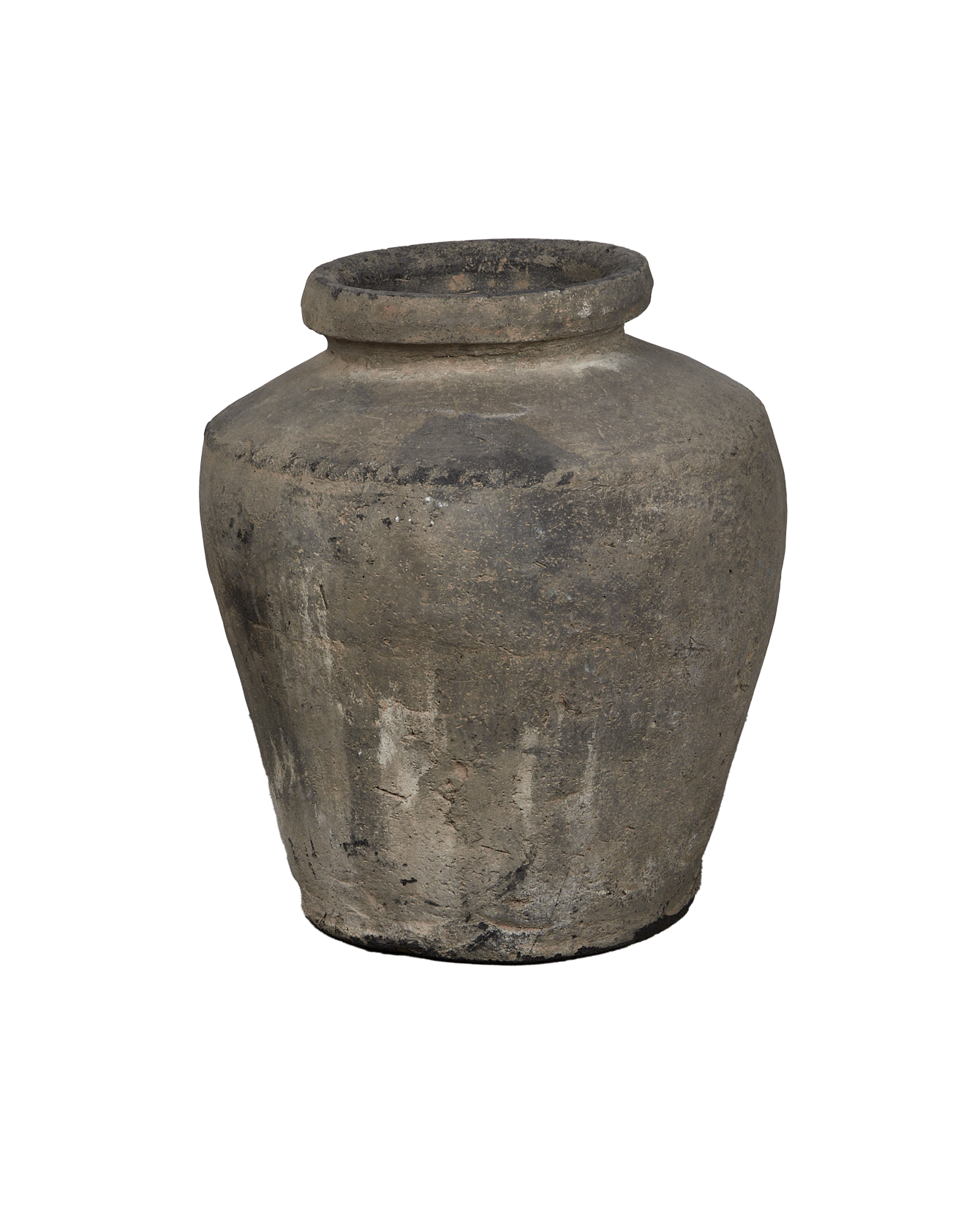 Vintage Grain Pot from India made of Ceramic