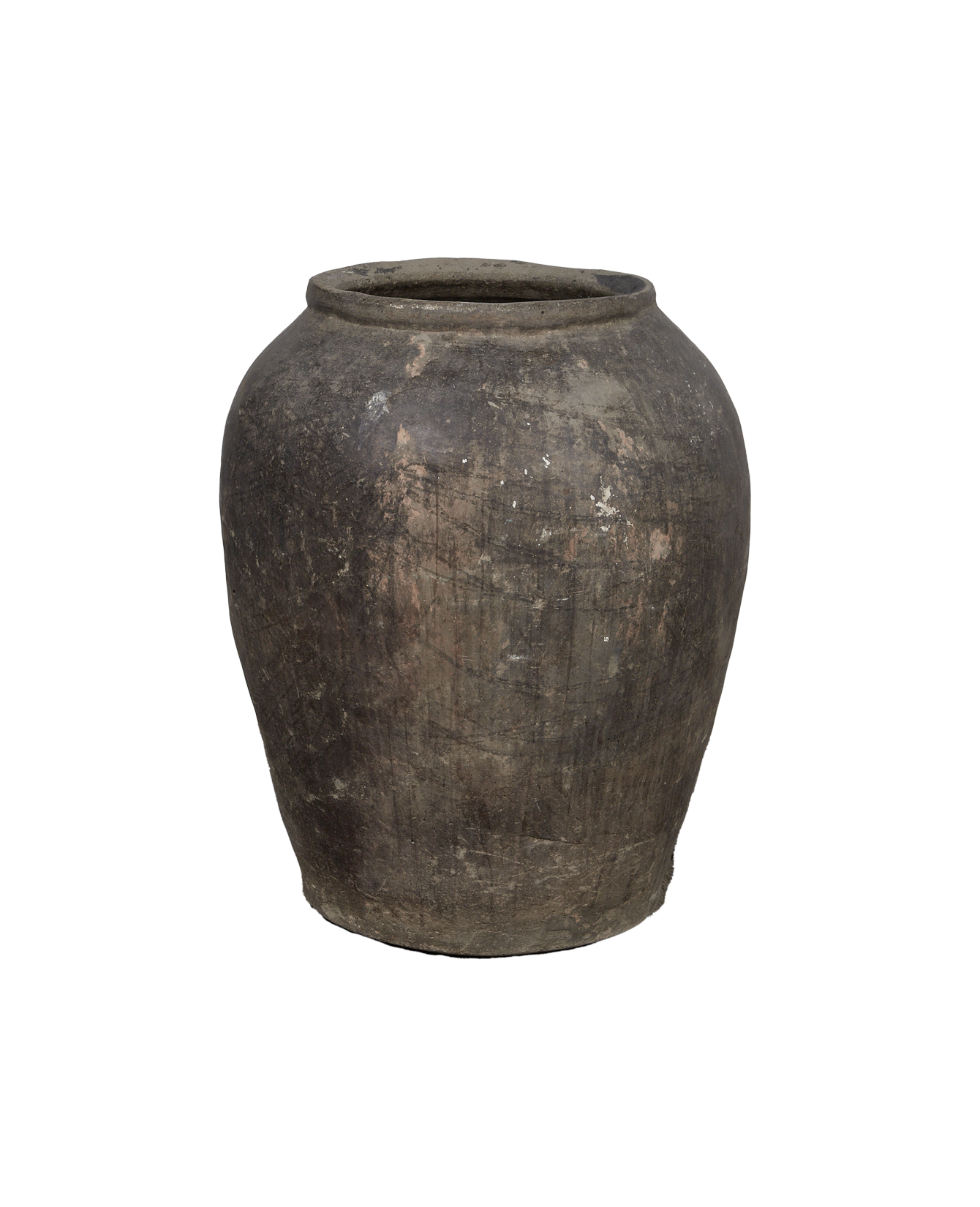 Vintage Grain Pot from India made of Ceramic