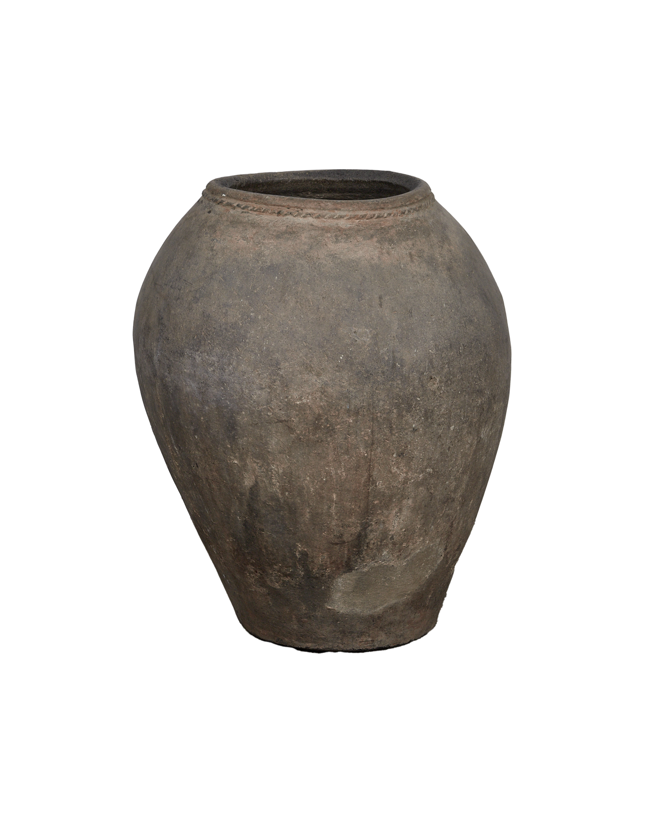 Vintage Grain Pot from India made of Ceramic