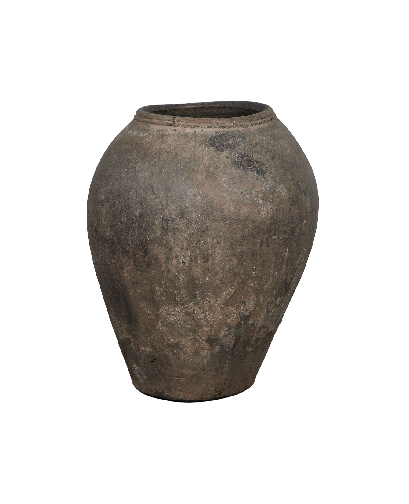 Vintage Grain Pot from India made of Ceramic