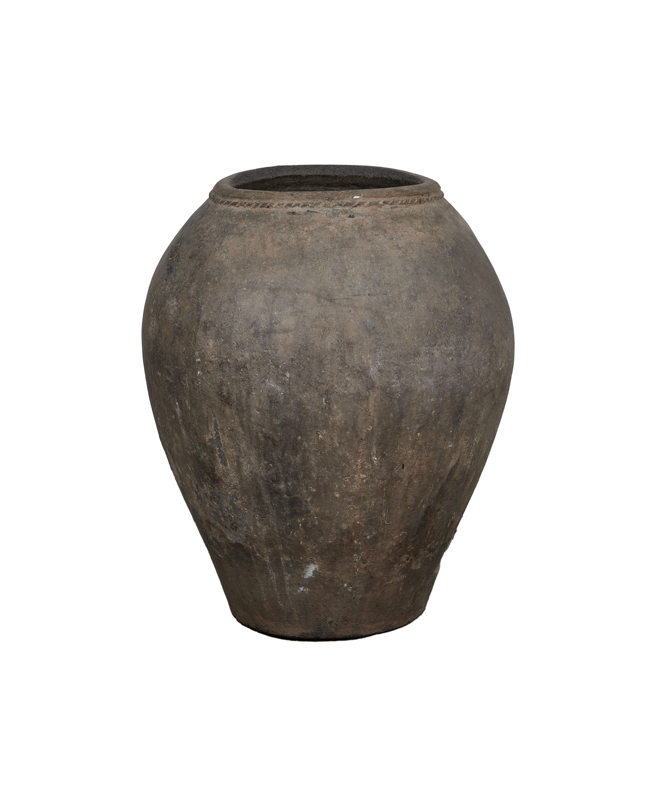 Vintage Grain Pot from India made of Ceramic