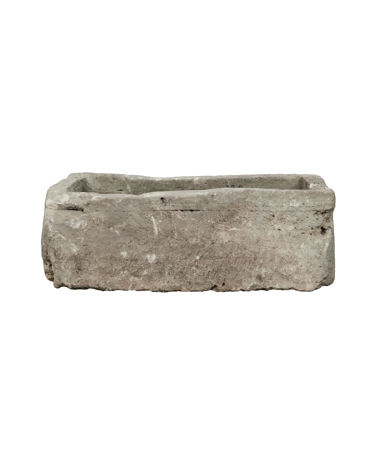Vintage Limestone Trough - Rectangle from Indonesia - Planters, Fountains, & Water Features