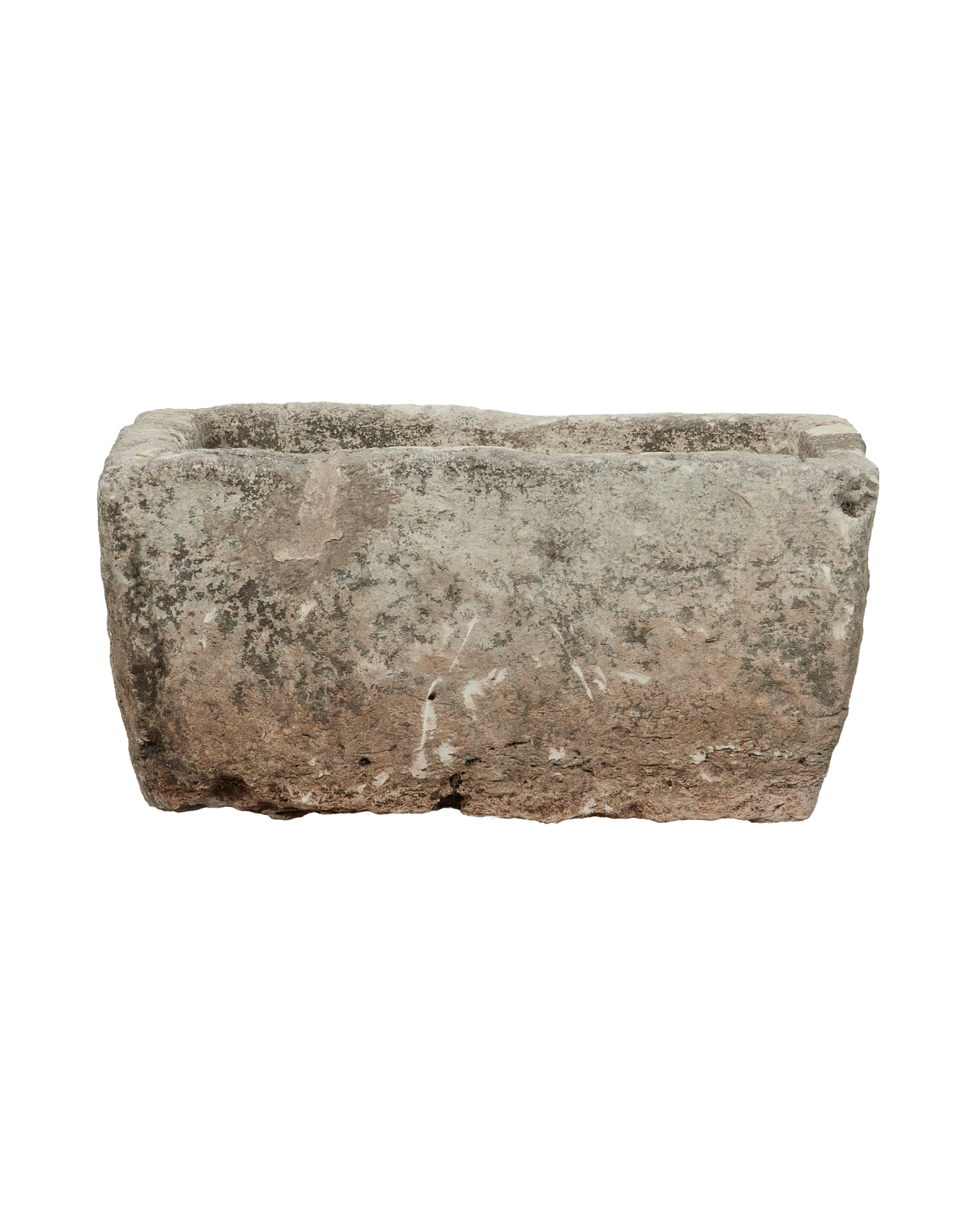 Vintage Limestone Trough - Rectangle from Indonesia - Planters, Fountains, & Water Features