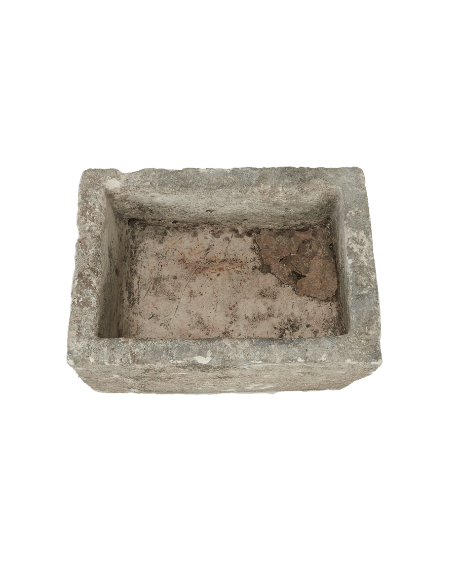 Vintage Limestone Trough - Rectangle from Indonesia - Planters, Fountains, & Water Features