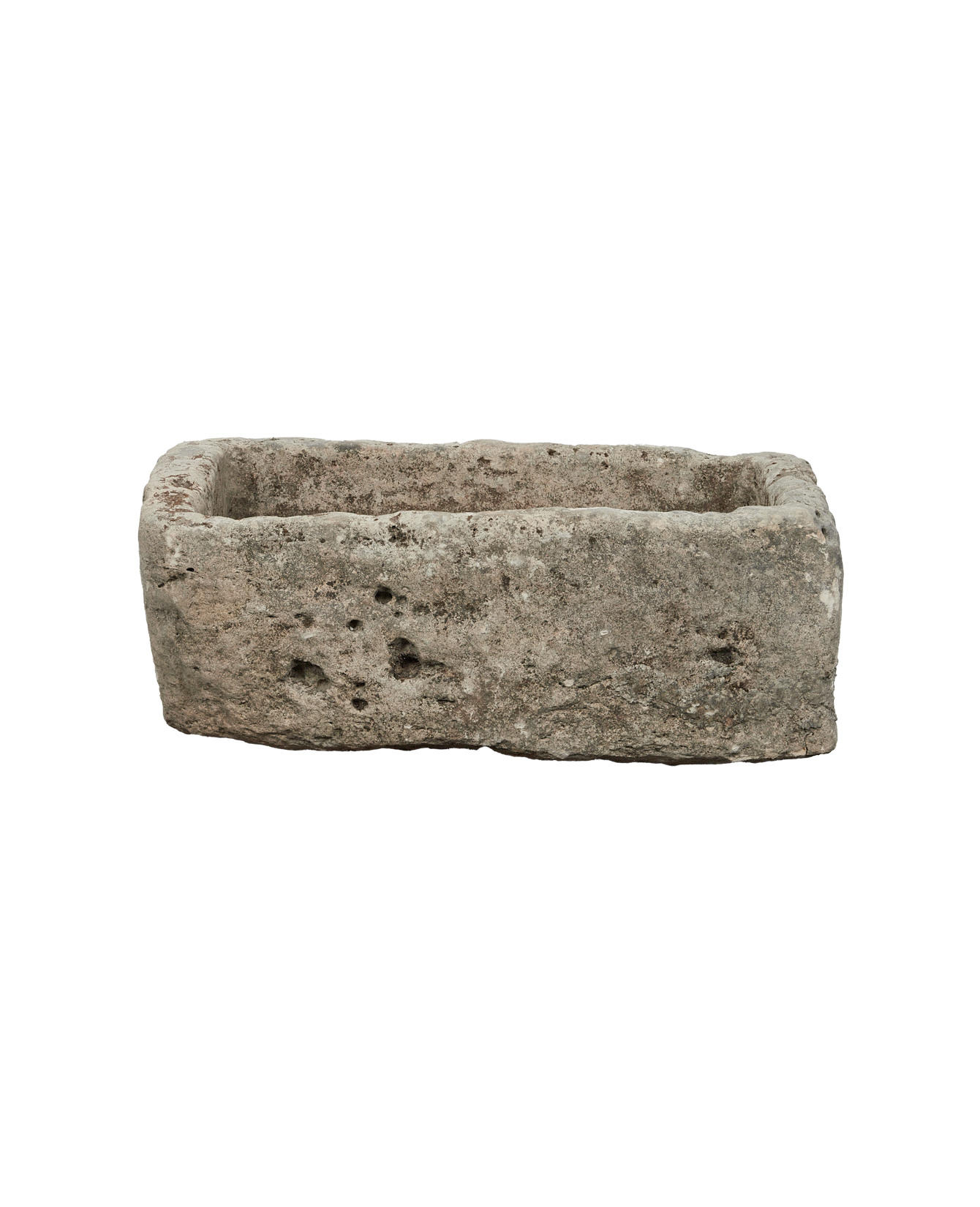 Vintage Limestone Trough - Rectangle from Indonesia - Planters, Fountains, & Water Features