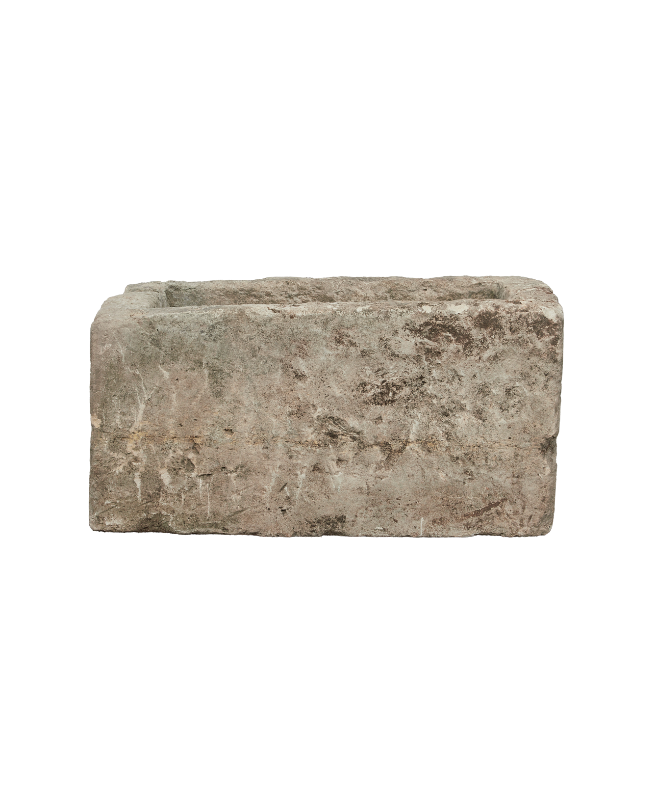 Vintage Limestone Trough - Rectangle from Indonesia - Planters, Fountains, & Water Features