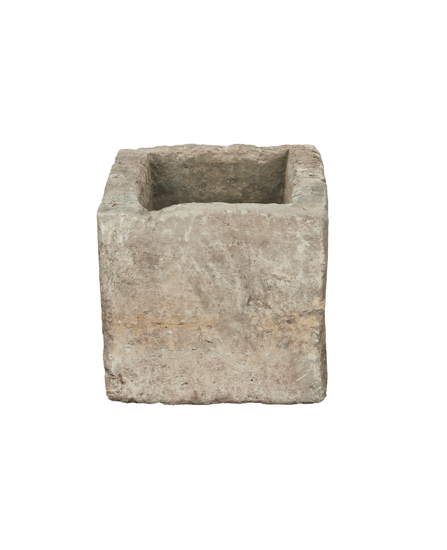 Vintage Limestone Trough - Rectangle from Indonesia - Planters, Fountains, & Water Features