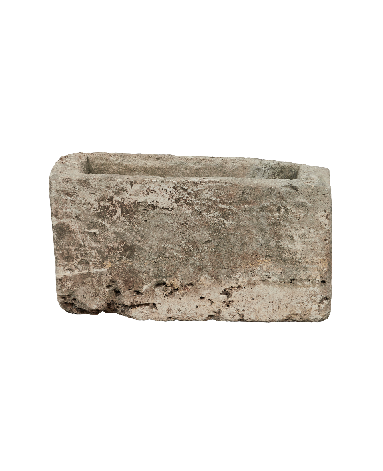 Vintage Limestone Trough - Rectangle from Indonesia - Planters, Fountains, & Water Features