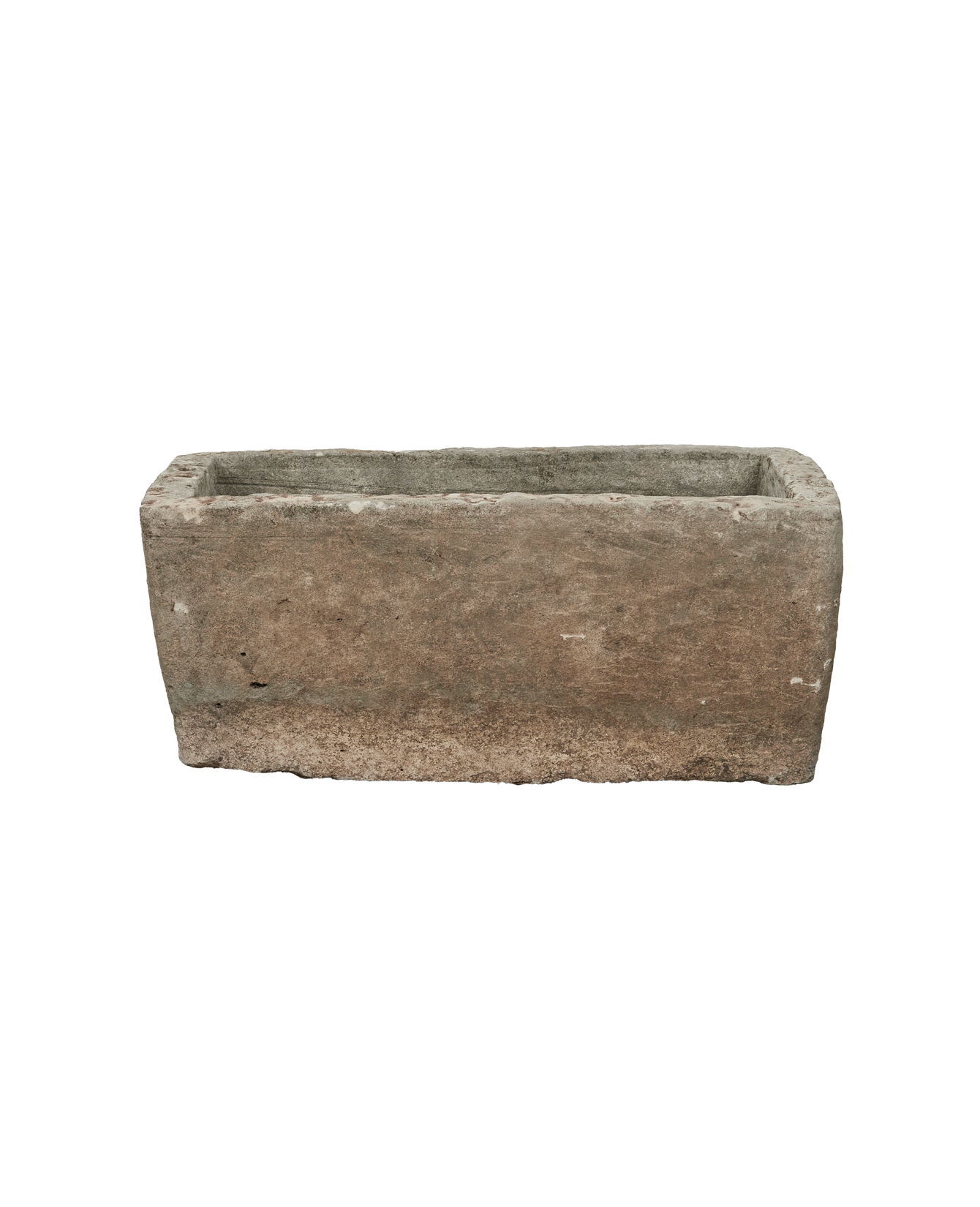 Vintage Limestone Trough - Rectangle from Indonesia - Planters, Fountains, & Water Features
