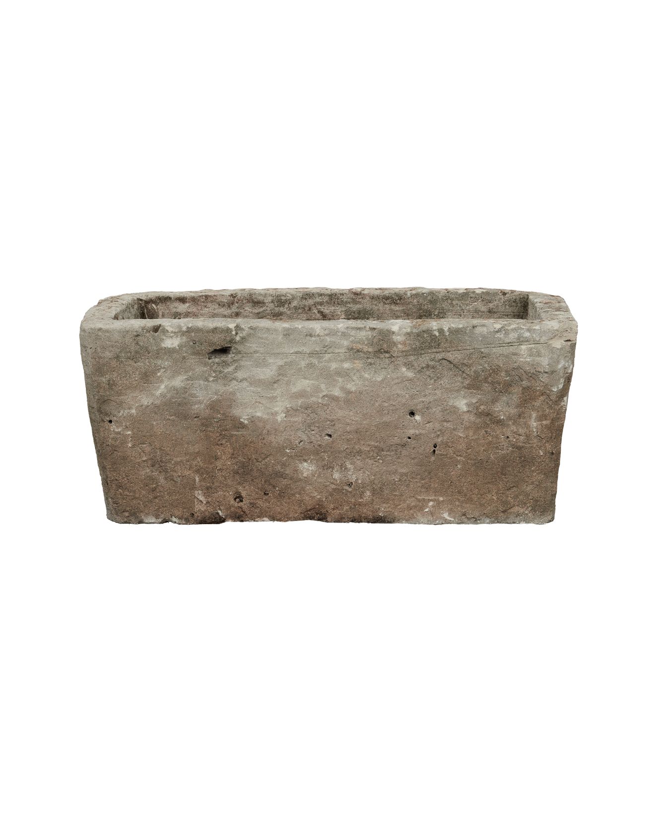 Vintage Limestone Trough - Rectangle from Indonesia - Planters, Fountains, & Water Features