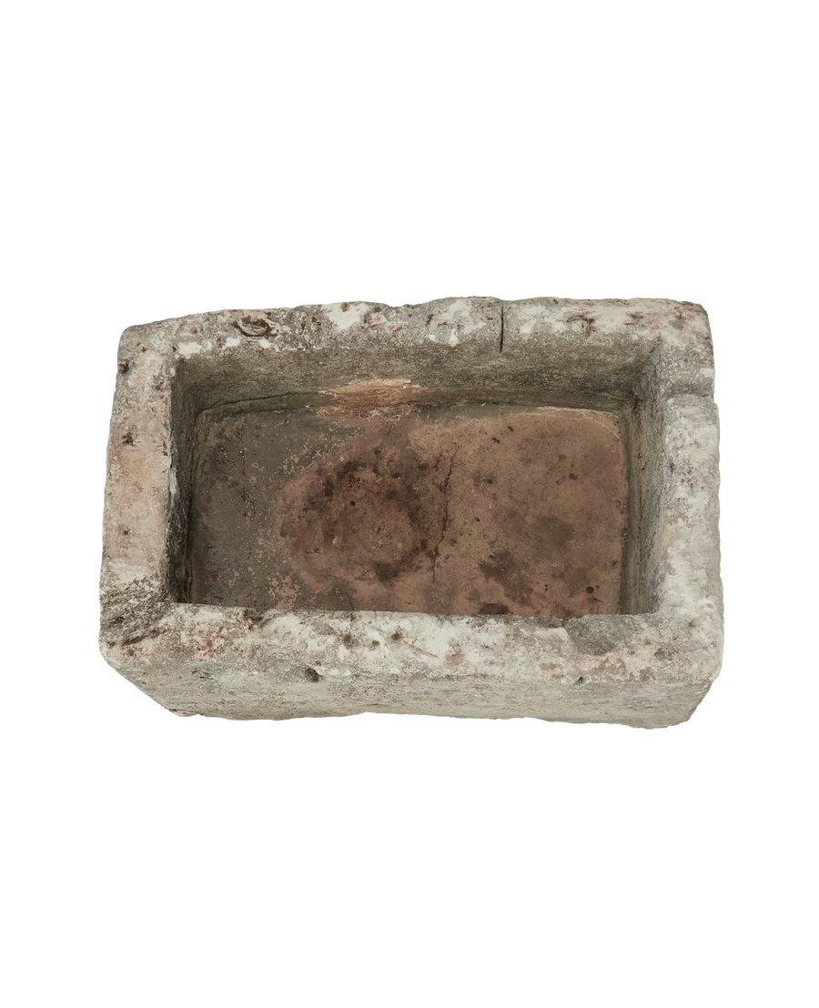 Vintage Limestone Trough - Rectangle from Indonesia - Planters, Fountains, & Water Features